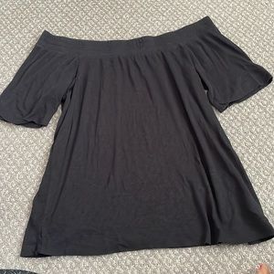 Splendid off shoulder jersey top - S
